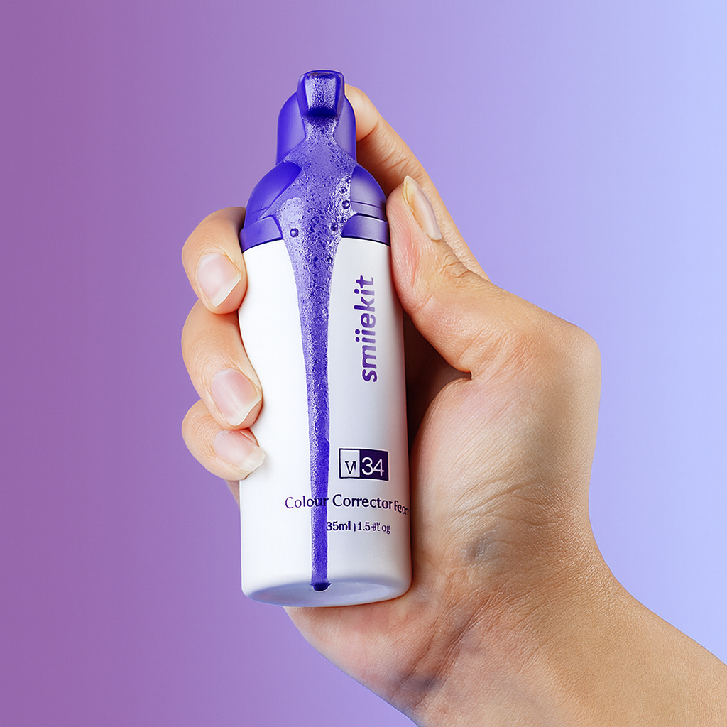 SMILEKIT V34 Color Corrector Serum FOAM
