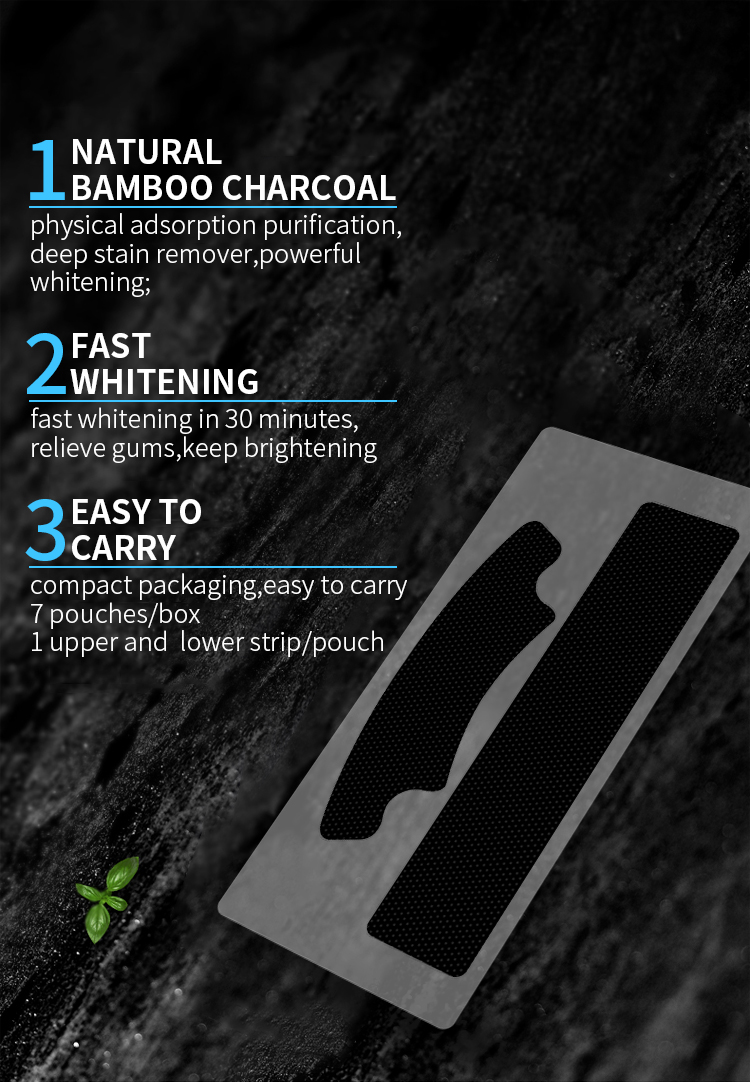 SMILEKIT PAP+ Bambuskul Tandblegnings Strips